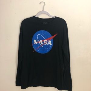 Black Long Sleeve NASA Shirt